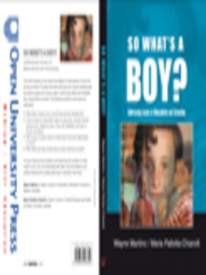 cover image of So What's a Boy?